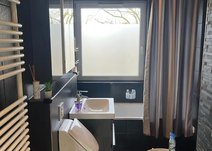 Inselsuites Finkennest Airbus Finkenkwerder 125 M2 Kamin